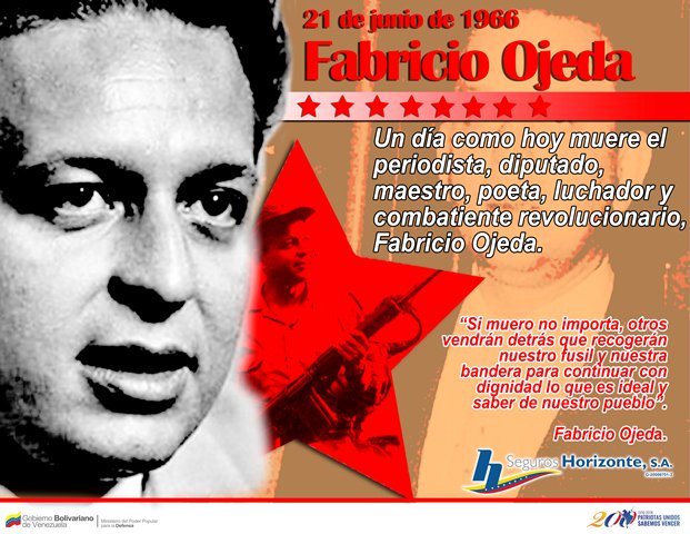 Un hombre, valiente y luchador, un día como hoy 21 de Junio se recuerda el asesinato de Fabricio Ojeda