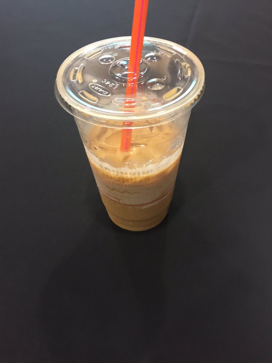 alandisteach's tweet photo. Coffee is a meal, right?!? #itechwv @InfusingTechWV  #dunkincoffeeisthebest #icedcoffeerocks https://t.co/cSmLe2Xla5
