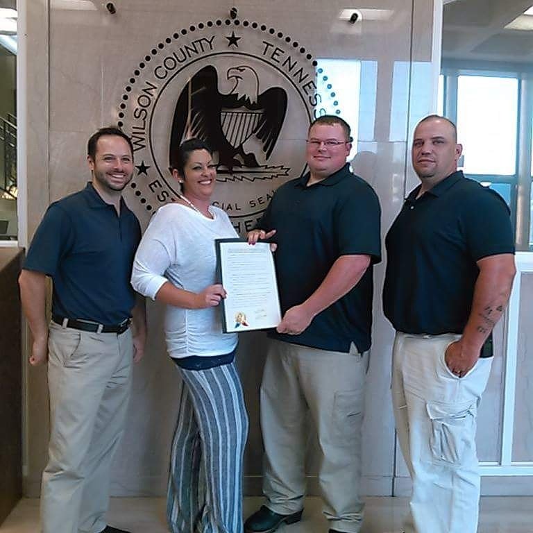 AVFD5151's tweet image. The AVFD was honored by Wilson County District 9 Commissioner Sara Patton for responding to a mutal aid call