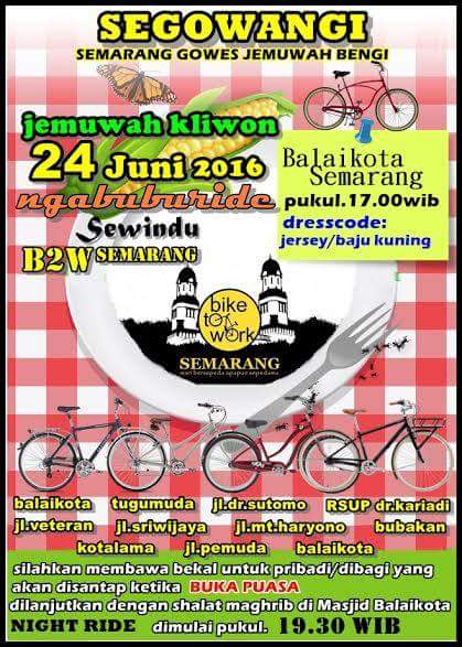 #segowangi 24 Juni 2016
#ngabuburide #B2WSemarang #sewinduB2WSemarang
<a href="/hendrarprihadi/">Hendi (Hendrar P)</a> @KotaSMG <a href="/SMGEVENTS/">SMG Events</a>