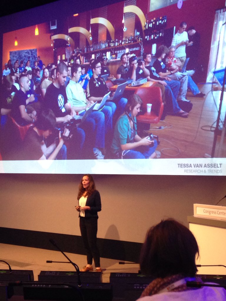 Researcher <a href="/Tessa_va/">Tessa van Asselt</a>: "95% Millennials want personal service from brands. They're all about EXPERIENCE." #ufibasel
