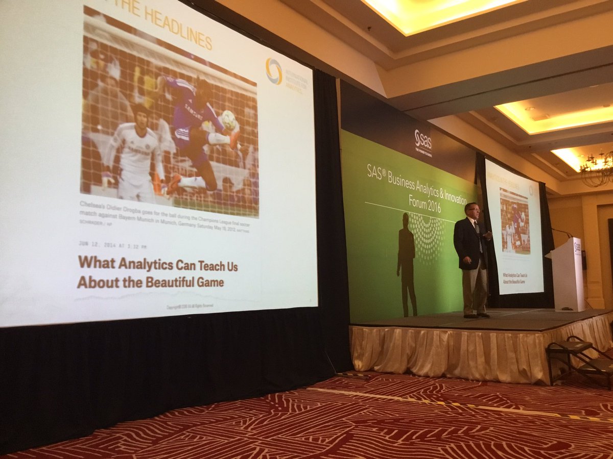 ScottMChastain's tweet photo. Getting ready to follow @DavidAlles at #SASBA2016 Forum in Mexico City. @SASsoftware #analytics @iianalytics https://t.co/rY3t6S7YGu