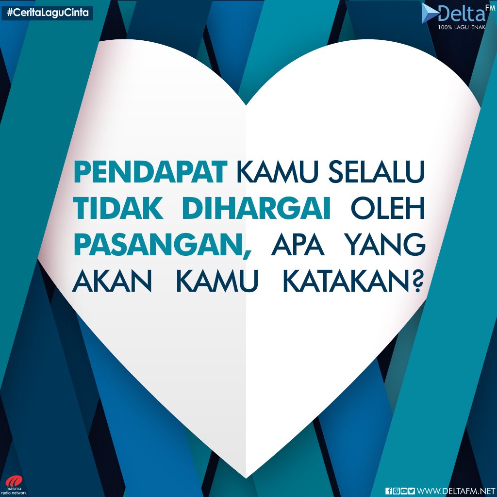 فيصل ري زا On Twitter Pendapat Selalu Tidak Dihargai Oleh Pasangan Apa Yang Akan Kamu Katakan Topik3 Ceritalagucinta Iwa Kusuma Https T Co Pnylavv8wp