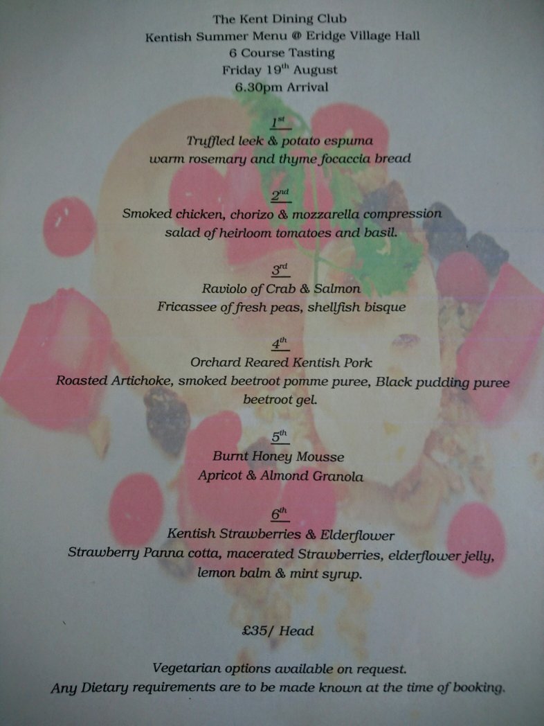 kentcateringltd's tweet image. #Popup at eridge Hall near #TunbridgeWells Fri 19th Aug from @KentDining with @PaoloRigolli booking being taken!