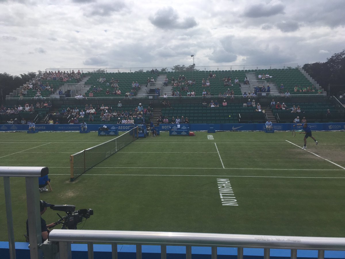 tennisvolution's tweet photo. @TennisInNotts and now he's taking to court! @Evo151216  🇬🇧🎾💪❤️ #AegonOpen https://t.co/FAspCHmpdE