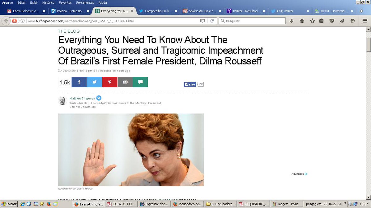 ToDiBolha's tweet photo. THE HUFFINGTON POST
Jornal destaca o MICO do GOLPE travestido de IMPEACHMENt e chama de TRAGICOMÉDIA
#politica https://t.co/6pIwu88vwX