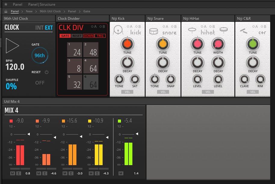 peterdines's tweet image. Want swing in your Reaktor Blocks patches? Make or download a clock with 1/96 resolution. reaktortips.com/2016/06/drive-…