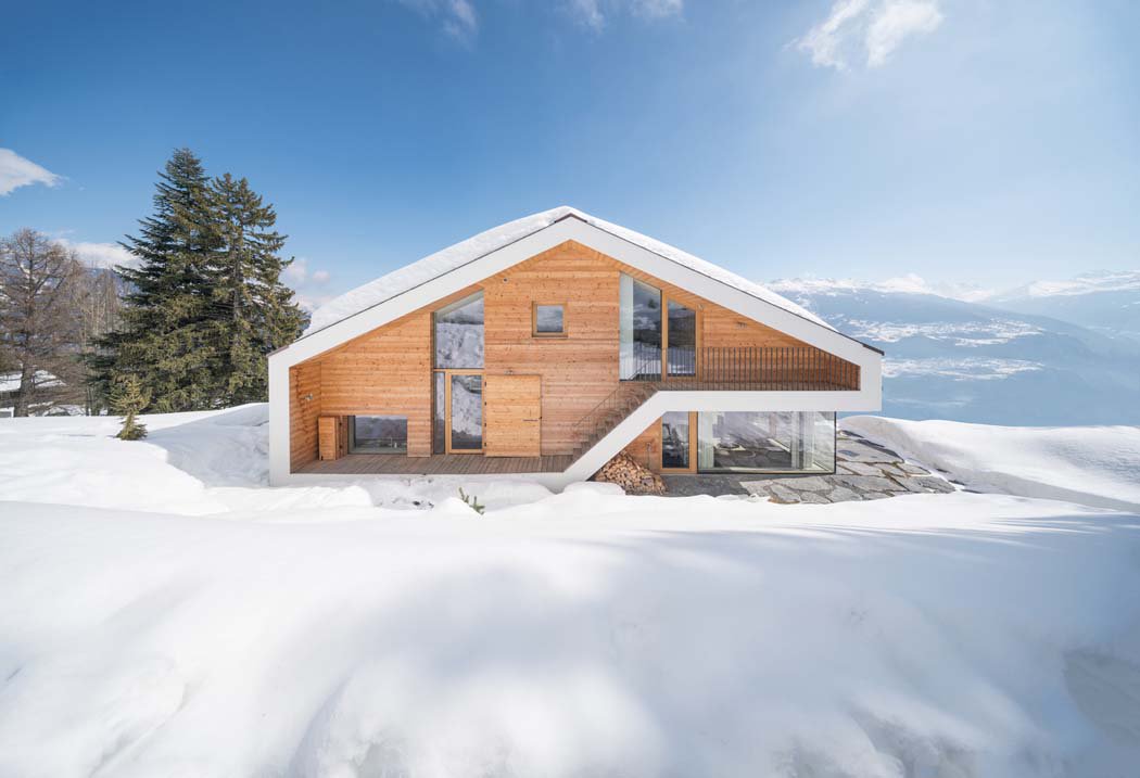 Leko homes on twitter: "idée #maison #bois en montagne https://t ... Luxury chalet idées