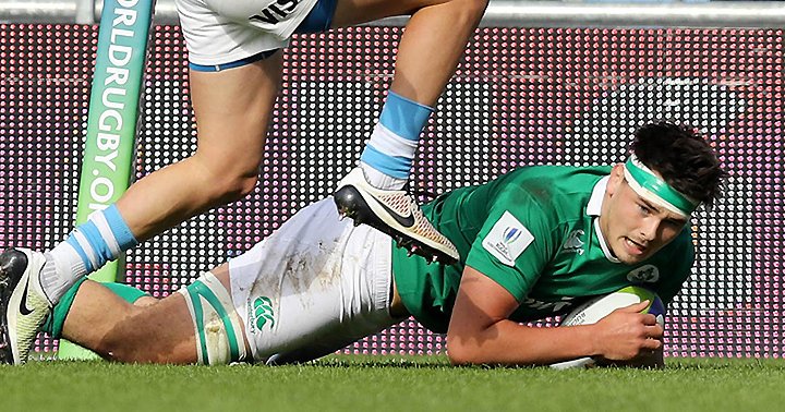 #WorldRugbyU20s Mirá las fotos del duelo entre #LosPumitas e Irlanda. goo.gl/lUWP6c