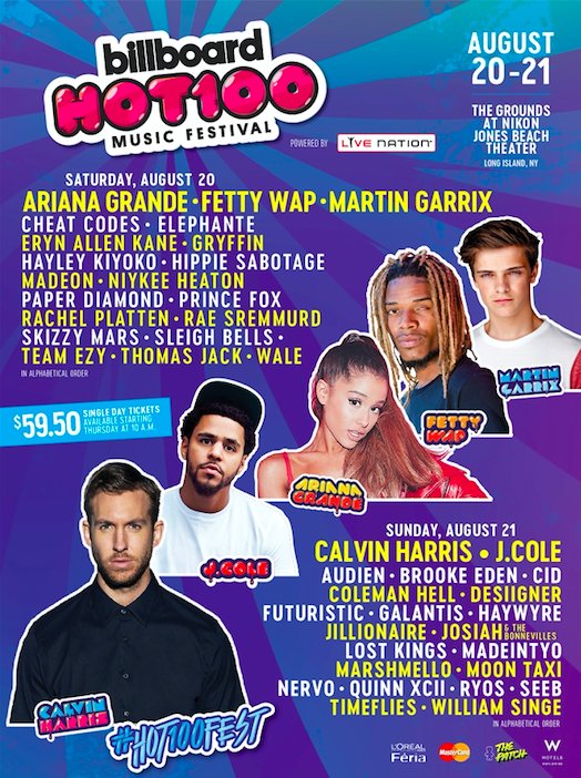 BookingEntCom's tweet image. Billboard Hot 100 Festival Daily Lineup Revealed billboard.com/articles/news/…