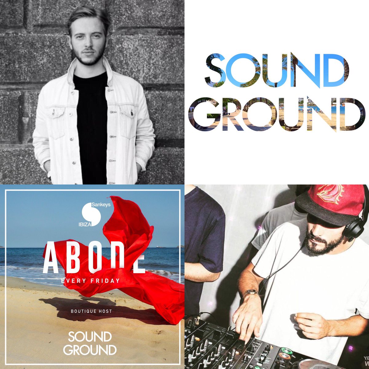 SoundGround1's tweet photo. Introducing our 2 new Ibiza residents @JoeWheelerx & @Seanlen1 😁🎉 @sankeysibiza #SoundGround #Sankeys #Boutique https://t.co/X8AjR5nmnX