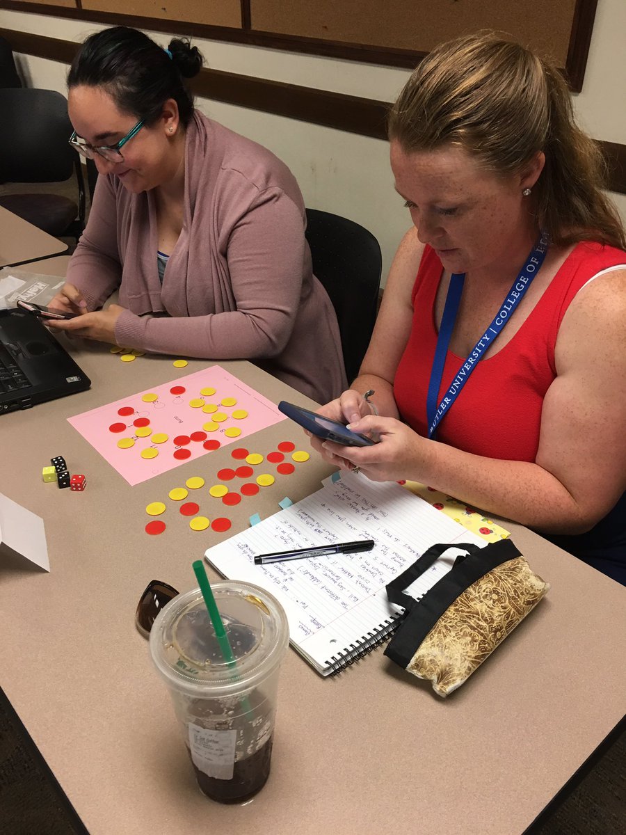 ryanflessner's tweet photo. NOT just playing on their phones. @TeachCoachDream &amp; @VillamilVillage have become @Twitter pros! #TEACHButler16. https://t.co/BNLQQCWTzF