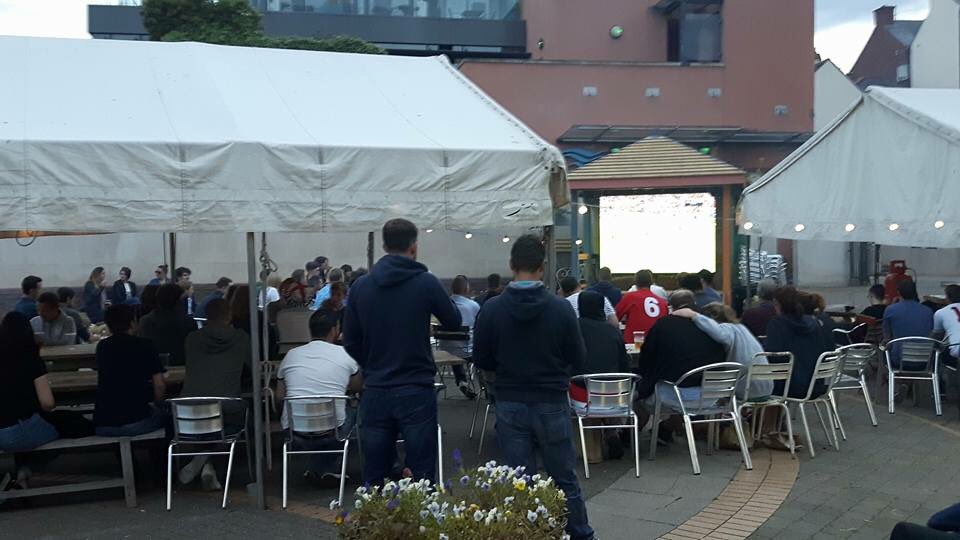 RuninSecurity's tweet image. #HardLife 😉 #security at @HfdLeftBank &amp;amp; @Dekoffiepothfd #Hereford for big #Foot #matchDay