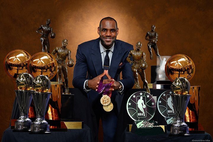 Lebron trophy clearance