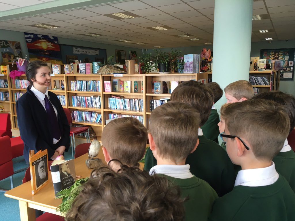 AGS_English's tweet photo. Very impressed with our 'famous scientists' who spoke in role today for Project 500. Excellent public speaking! https://t.co/JwhHCFnd6b