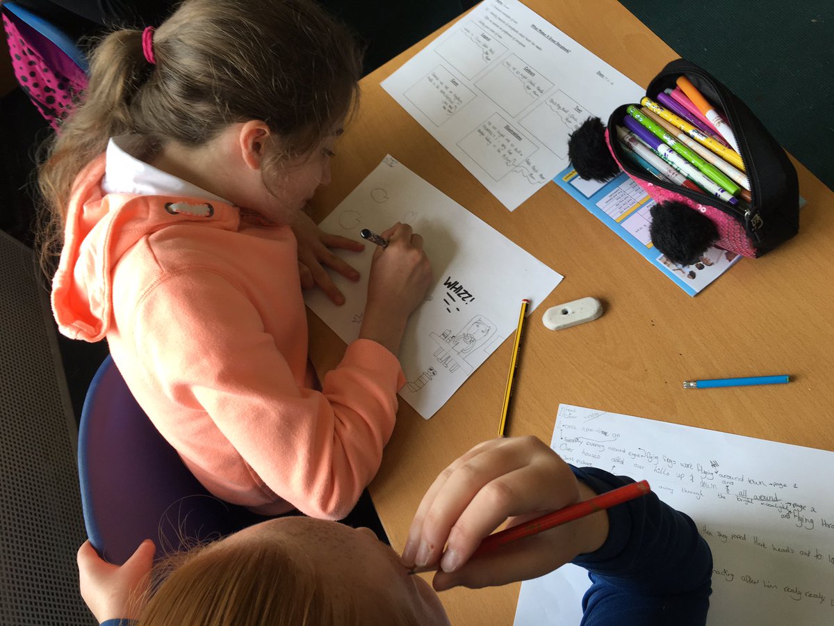 MrsQuinnSPS's tweet photo. Once we picked main ideas, we got to work creating text and new illustrations #thinkingreader https://t.co/unZcIKhpnr