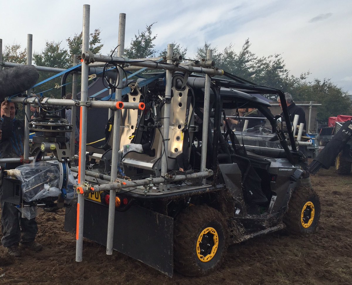 DuncanBarbour's tweet photo. And here it is mounted on t "Robin" tracking vehicle @CamRevolution @GameOfThrones @ScotFacilities https://t.co/niritKeMQR