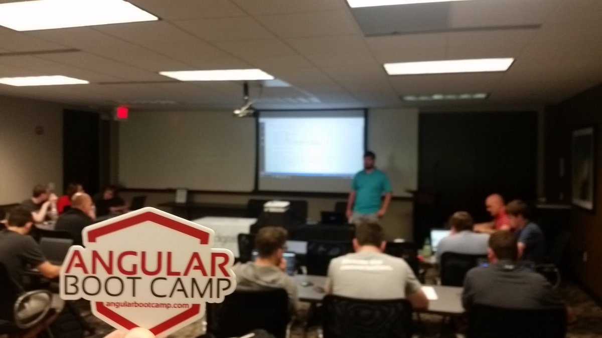 angularbootcamp's tweet image. Our St. Louis Class this week. @JBalbes @johnrbaur #AngularBootCamp #AngularJS