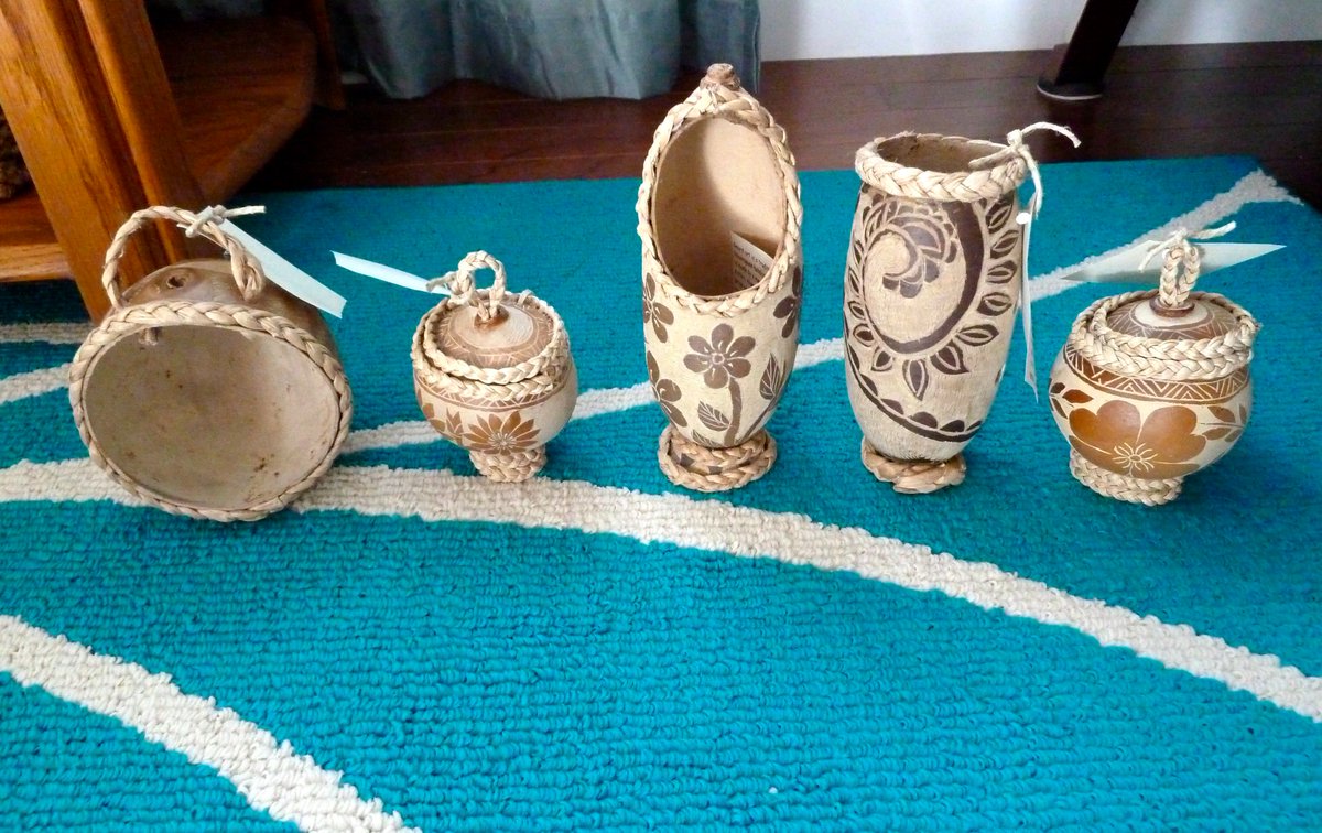 SarahBsNH's tweet photo. Listed some of the gourds from #PSU's last trip to Nicaragua https://t.co/U2St0dogsR #fairtrade #charitytuesday https://t.co/9VzKtlxM35