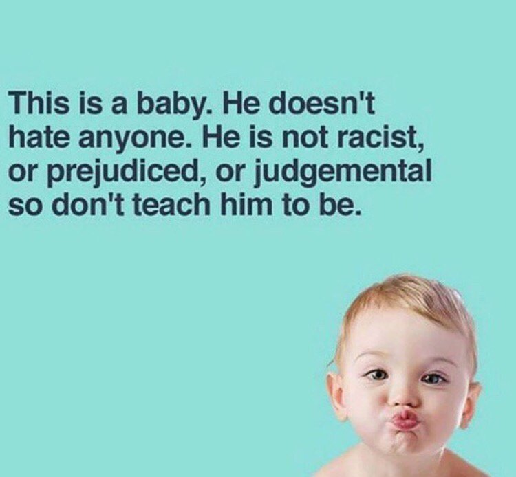 awomansavenue's tweet image. hatred and racism is taught..
#TeachLove #TeachRespect #RespectOurDifferences #TeachOurChildren