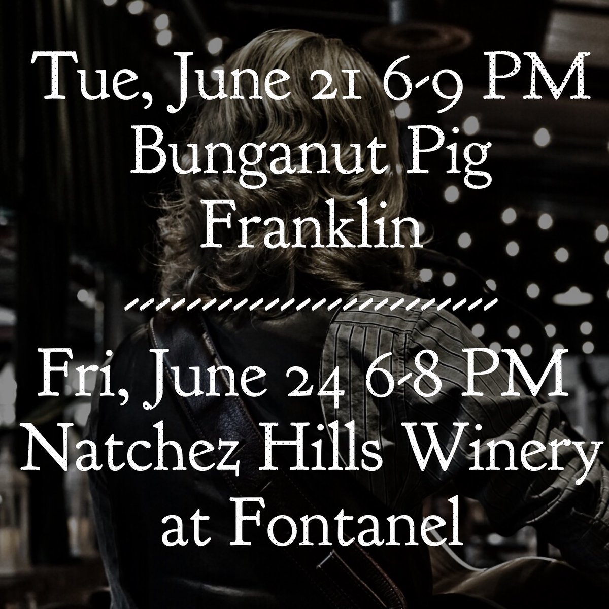 mitchtorrence's tweet photo. Shows this week! Tonight is @thebunganutpig and Friday is @NatchezHills ! https://t.co/GTyCwtdTSH