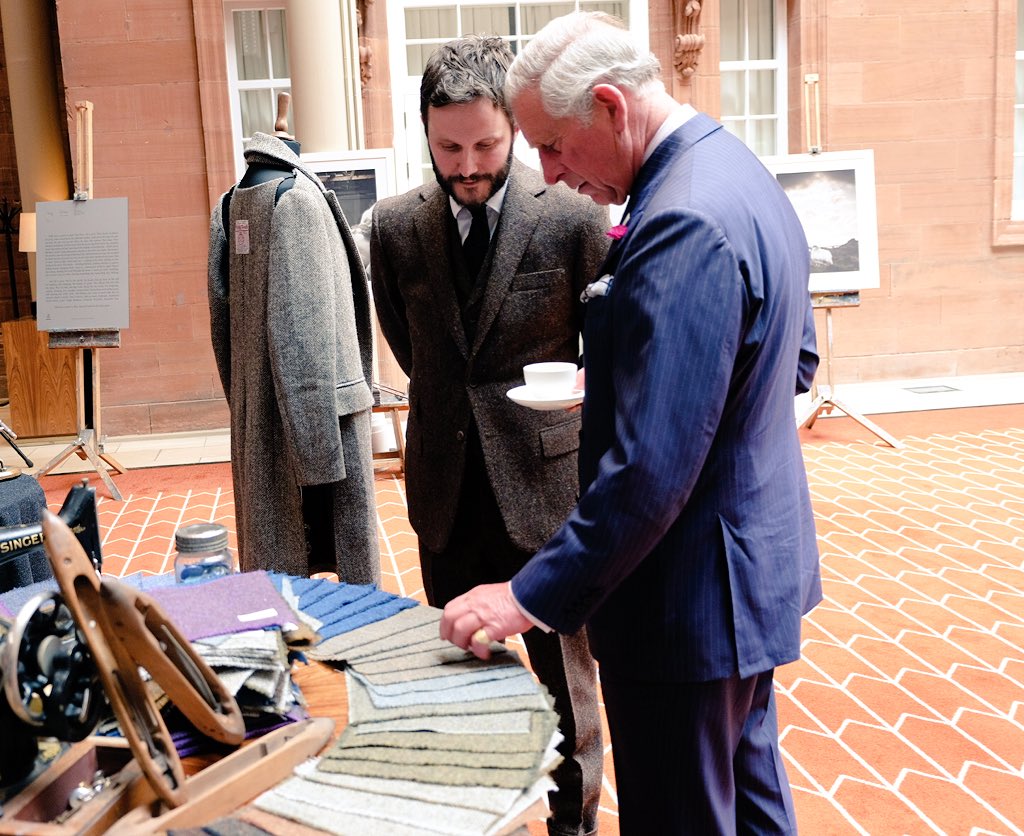ClarenceHouse's tweet photo. The Duke and Duchess of Rothesay are visiting the #HarristoParis Fashion Exhibition in #Edinburgh. https://t.co/wlPMAtOQ2q