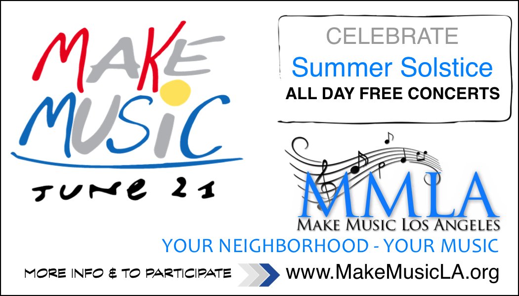LAWomenInMusic's tweet photo. Happy @MakeMusicLA Day! Hear FREE music around the city. https://t.co/gSoclmCJtW https://t.co/zPyapl1Kcr