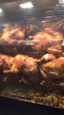 VMillerMeats's tweet photo. It's #RotisserieChicken day! No need to turn on the oven. These will be ready at 4:30 and reservations are welcome. https://t.co/YRywhkzdoN