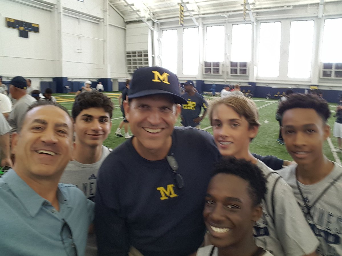 Visiting my favorite university and my favorite Coach. Although my 40 yd dash and vertical  isn't what it used to be