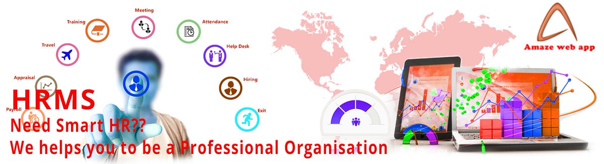 Amazewebapp's tweet image. #Amazewebapp Provide #HRMS for your company can make a huge difference to future #growth and #success.
