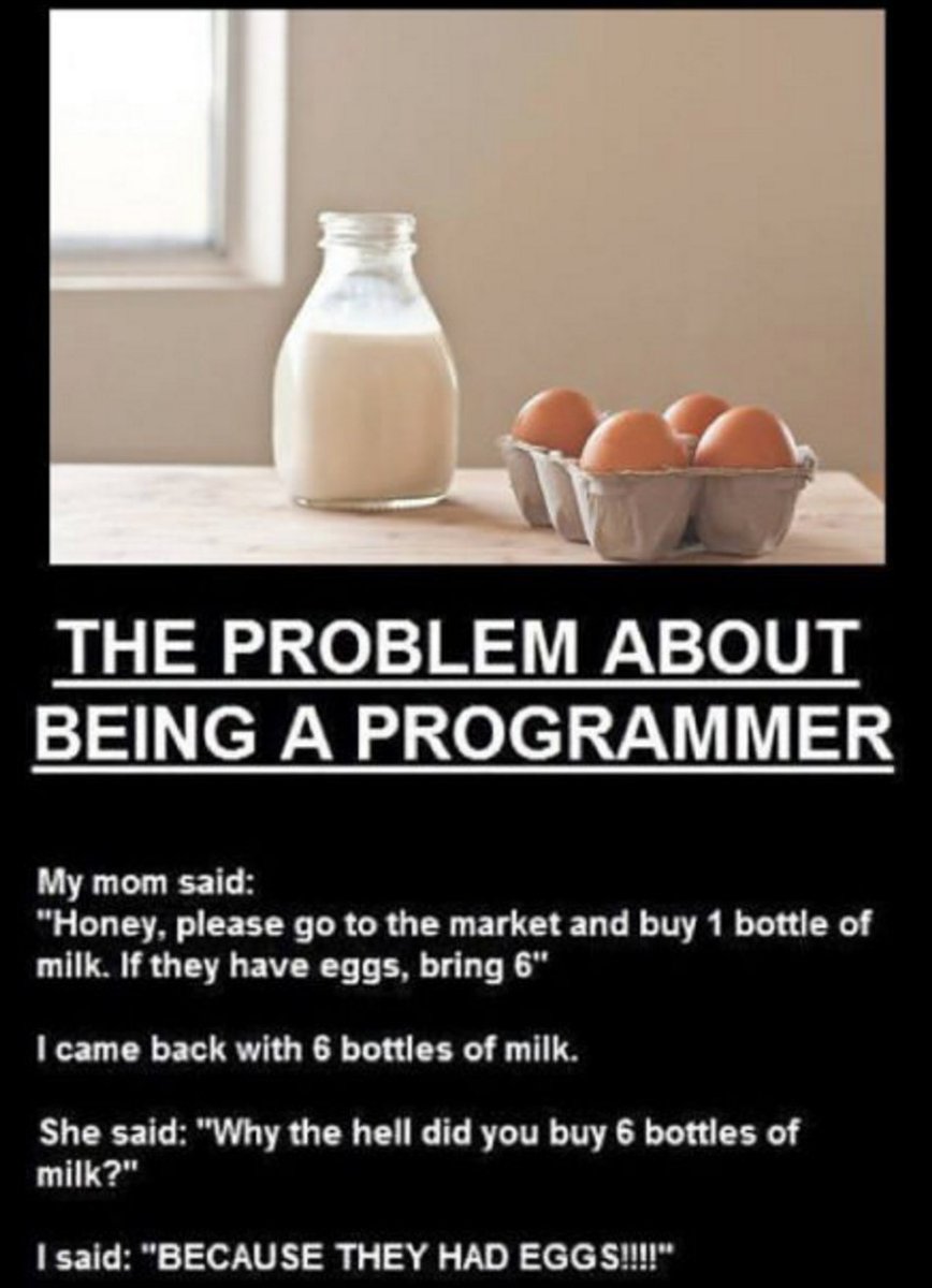 gmsarria's tweet image. #JokeOfTheDay #ProgrammersProblem