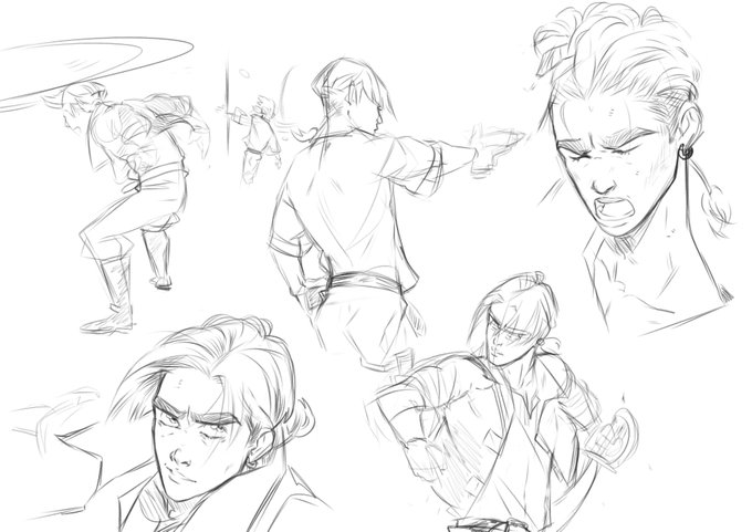 tfw u sketching poses and it turns into Jim 