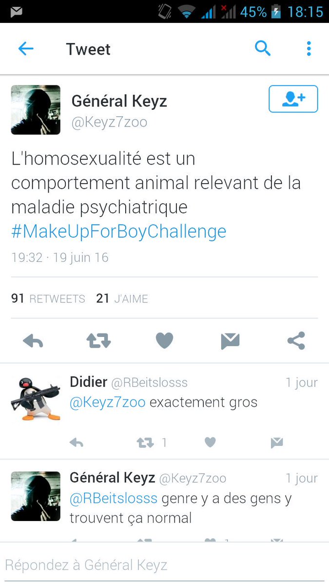 Land_of_Sairai's tweet photo. Mais quand je vois des tweets comme ça,j'ai envie de frapper ...c'est hallucinant https://t.co/uKLzpNBNyN