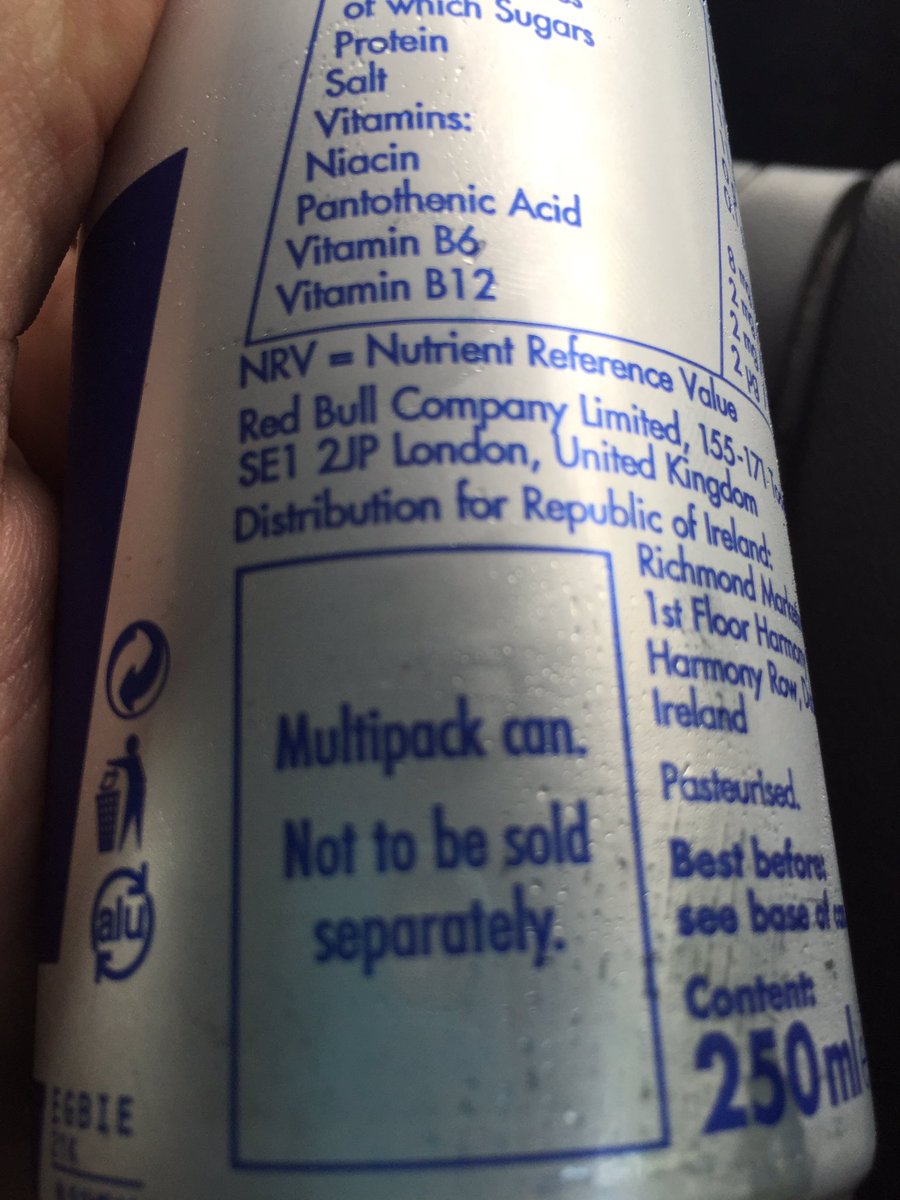 djraw's tweet photo. Shame on you @Morrisons for selling this in your store. Sever even got a different can to scan the barcode! @redbull https://t.co/66nwNd3zJY
