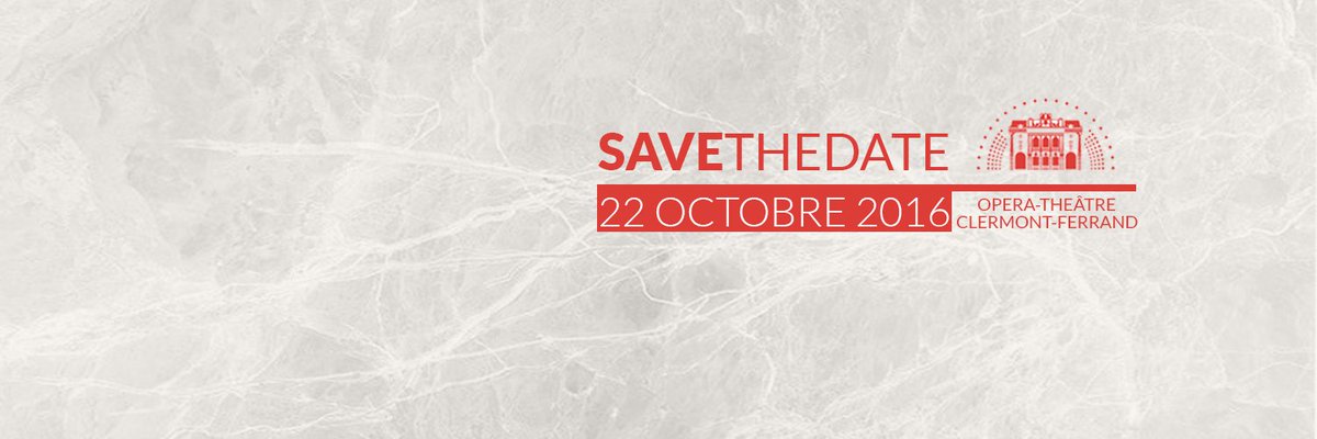 #NEWS | La 3ème édition de #TEDxClermont aura lieu le 22 octobre 2016 ! Pour plus d'infos ➡ bit.ly/28LMEWB