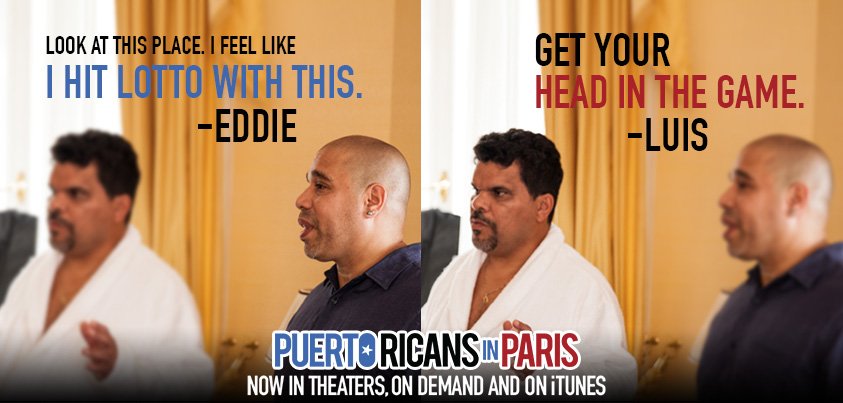 PRIPmovie's tweet photo. These #boricuas can party, but there's a job do be done. #PuertoRicansInParis https://t.co/kq2nzfIGXj