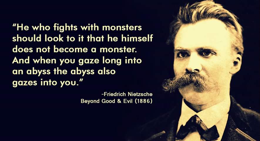 Blackjack_SC's tweet photo. It's addicting to look into the abyss and slay monsters. Keep perspective. #warriorproblems https://t.co/a57NcKXp8A