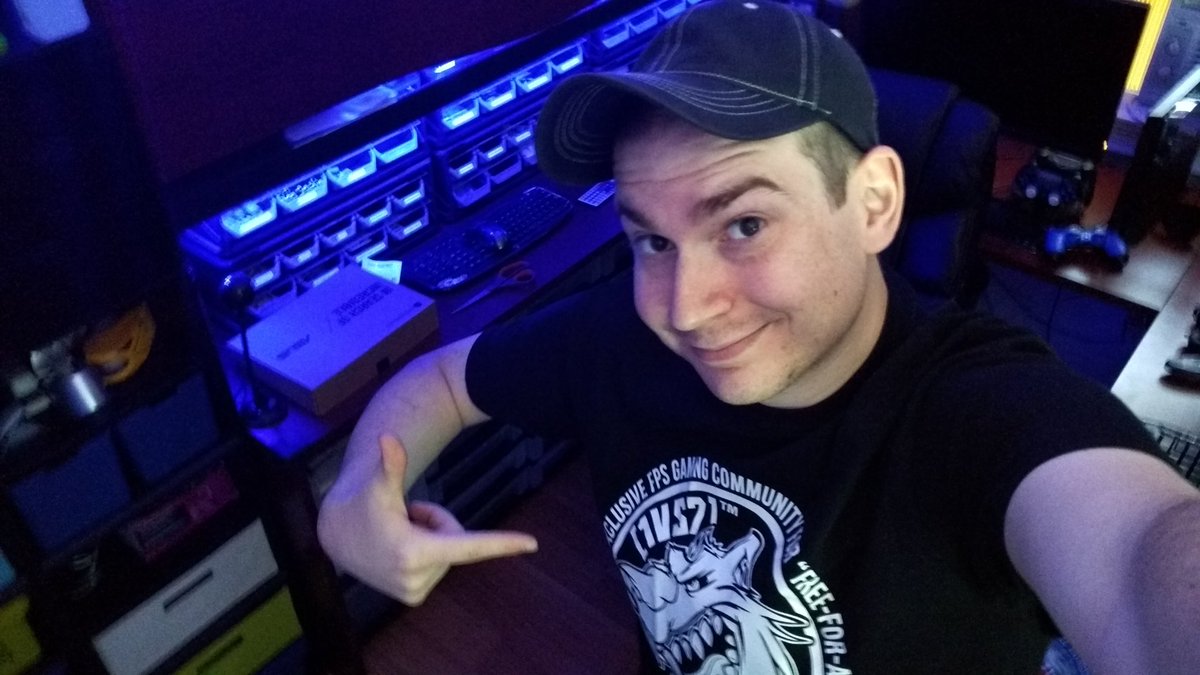 1vs7gaming's tweet photo. LAST DAY for 15% off our NEW custom tees! Our Leader just got his Glow in the Dark tee! :) https://t.co/3gBzzBz3iz https://t.co/w7NeidZ61I