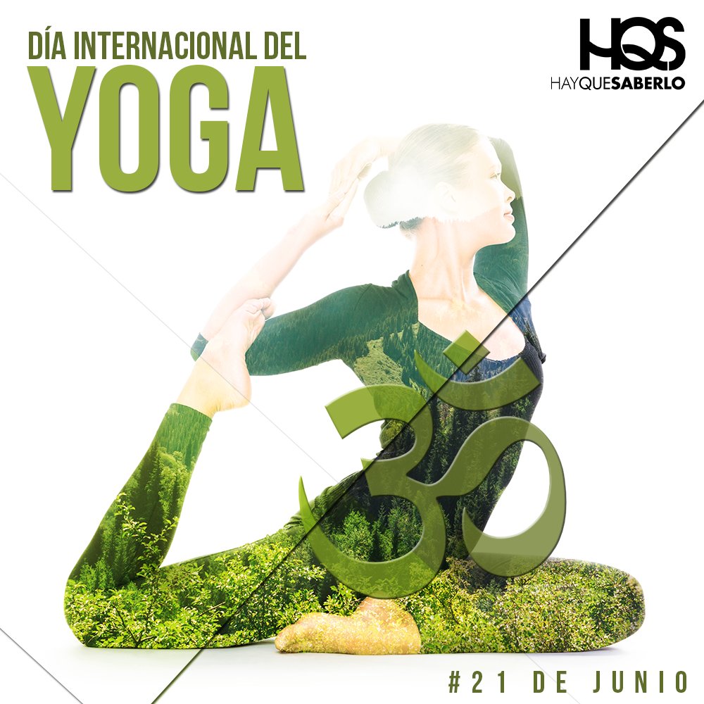 HayQueSaberlo's tweet photo. El yoga nos da flexibilidad, paz interior, mejora nuestras relaciones y alivia tensiones. #DíaInternacionalDelYoga https://t.co/C1L9th41gt