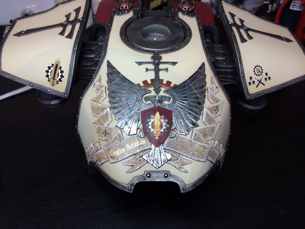 HeresyJunkie's tweet photo. Nearing the end of this beast! #warmongers #Atarus https://t.co/7gwplda3xt