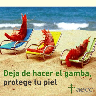 este verano, protege tu piel y no hagas el gamba!
#verano #sol #benidorm #playa #cuidatupiel #protegetupiel