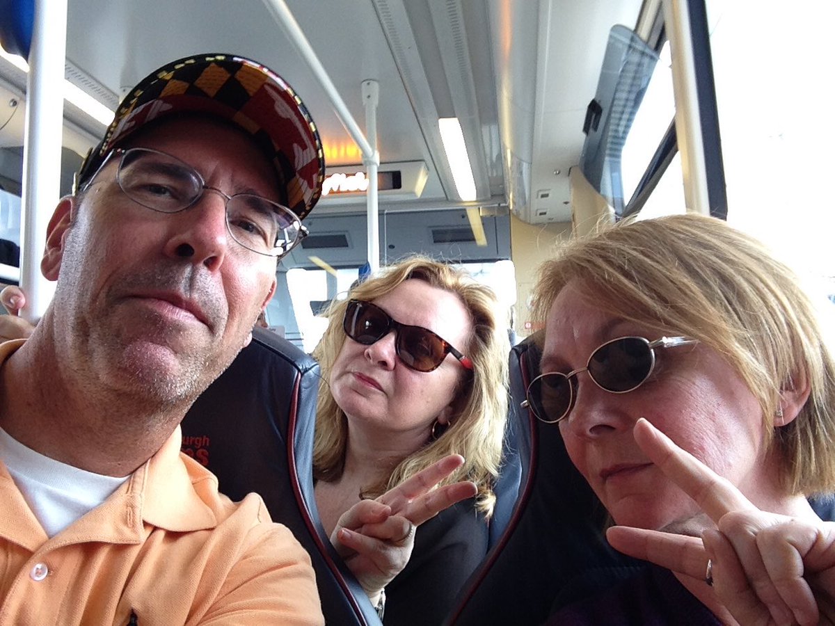 RJVoices's tweet photo. Happy #NationalSelfieDay with Carol and Gillian, the Queen of selfies! #Scotland2015 https://t.co/4XpD6BjwMo