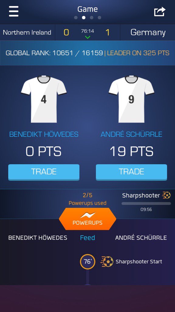_TML_Updates's tweet image. Just used my Sharp Shooter on André Schürrle on @ultimatefanlive for #NIR vs #GER bnc.lt/m/cxLcE1Voou