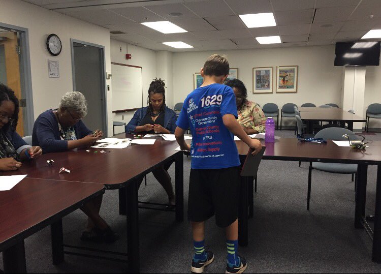 BowersJaime's tweet image. MSDE Maker Week continues with Lego Robotics with @GCPSHappenings @md_digilearning @FRC1629 #mdlearns #funwithlegos