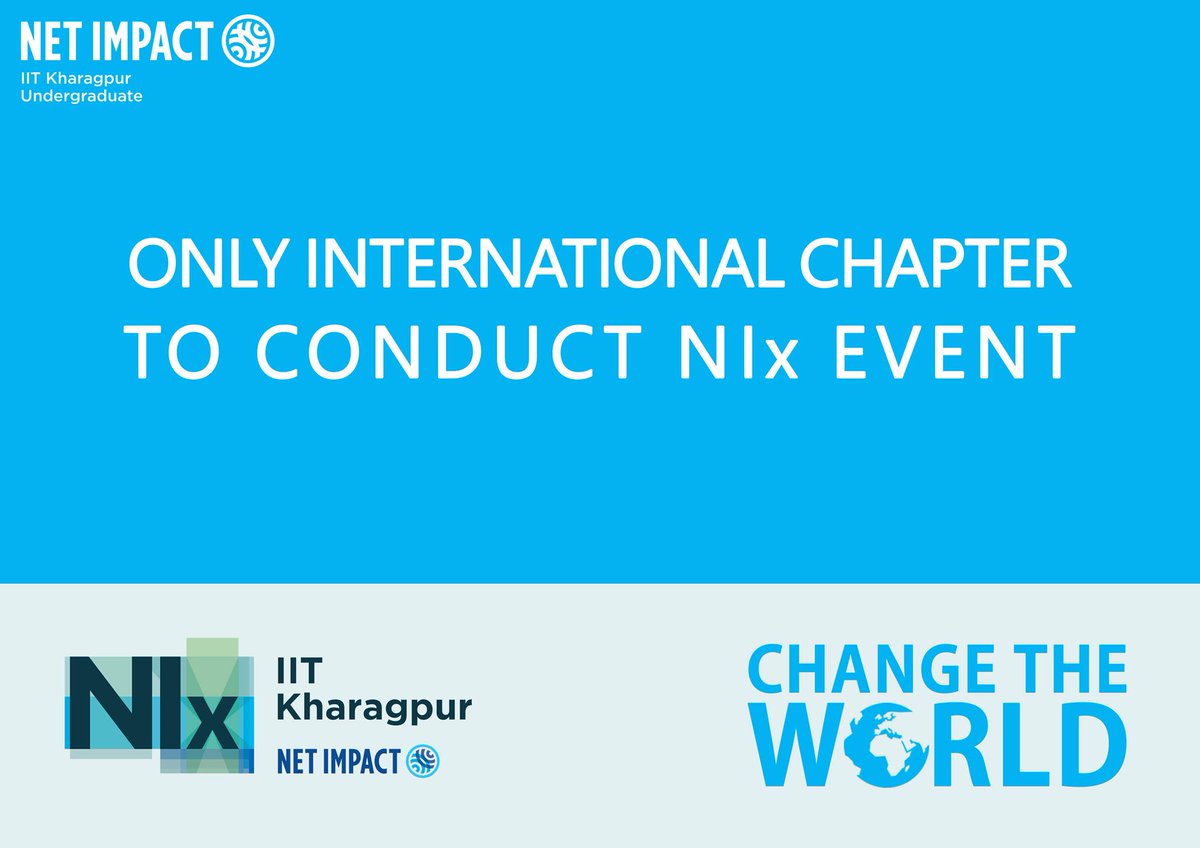 NetImpactIITKGP's tweet photo. Help IIT Kharagpur win Net Impact's International Chapter of the Year award. Vote here: 
https://t.co/6riGPoek9c https://t.co/OFpsqNhURK