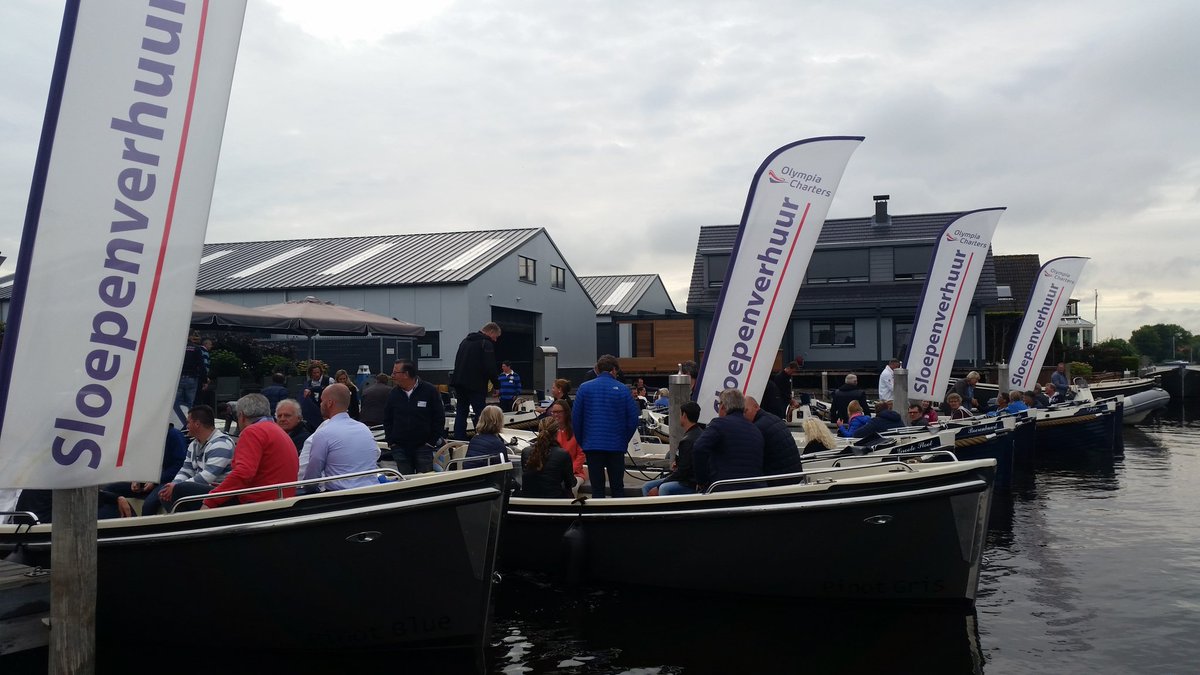 Trossen los! #Sloepentocht <a href="/_ONDB/">ONDB</a>. <a href="/OlympiaCharters/">Olympia Charters</a> zorgt voor de boten en <a href="/CoCuisine/">CoCuisine</a> en #BonAppetit voor het eten!