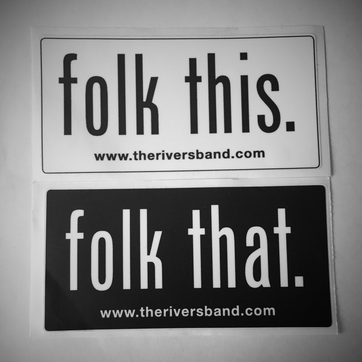 The_Rivers_Band's tweet photo. Where do you have your #FolkThis & #FolkThat Stickers? Post your pic below... https://t.co/JtypSLQVtn