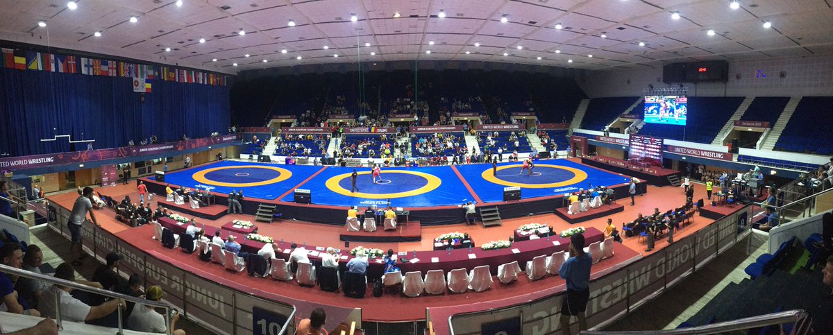 Stoica25's tweet photo. Watching wrestling today!! Great sport, love it!! https://t.co/DALp1TJgcx