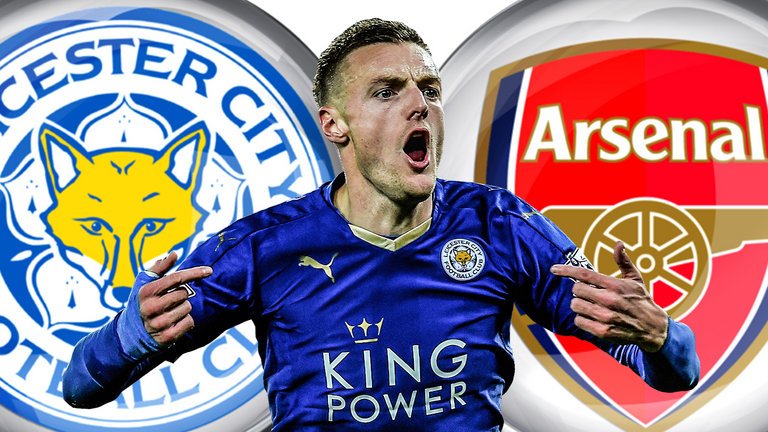 SkySportsPL's tweet photo. What would Jamie Vardy rejecting Arsenal say about them, Leicester and the Premier League? https://t.co/n9Swj3yrvN https://t.co/HWttdhUkWy