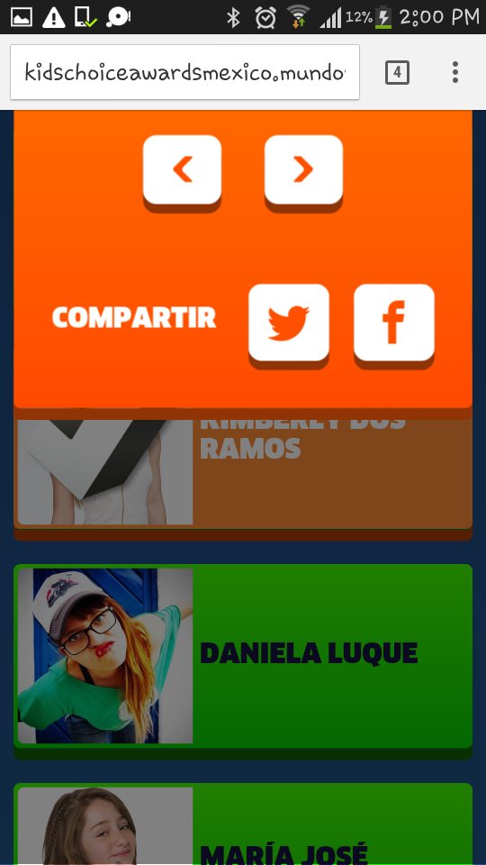 Votado por mi Kim hermosa♥ <a href="/Kimy2ramos/">Kimberly Dos Ramos</a> Pre nominada a los KCA MÉXICO♥Omggg,Te adoro